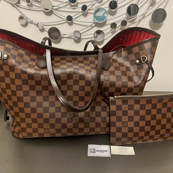 Louis Vuitton Handbags - LV Neverfull GM Damier Ebene Tote Handbag